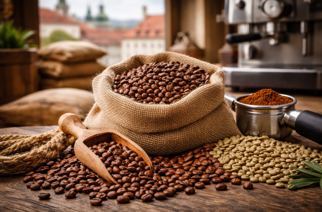 Robusta coffee beans